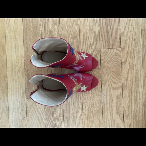 tommy hilfiger metallic star ankle boot - RARE - Picture 3 of 8